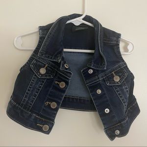Baby Blue Jean Vest